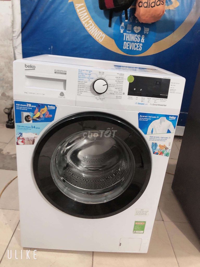 Thanh lí máy giặt beko 8kg inverter mới 90%