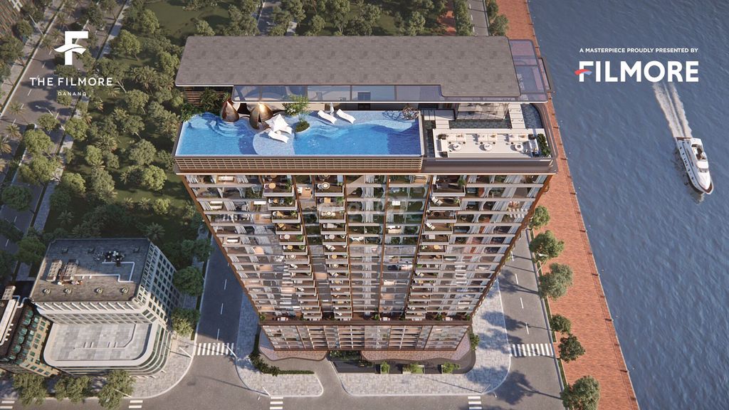 Căn hộ 2 phòng ngủ trung tâm Đà Nẵng, view TP ,ngay công viên APEC