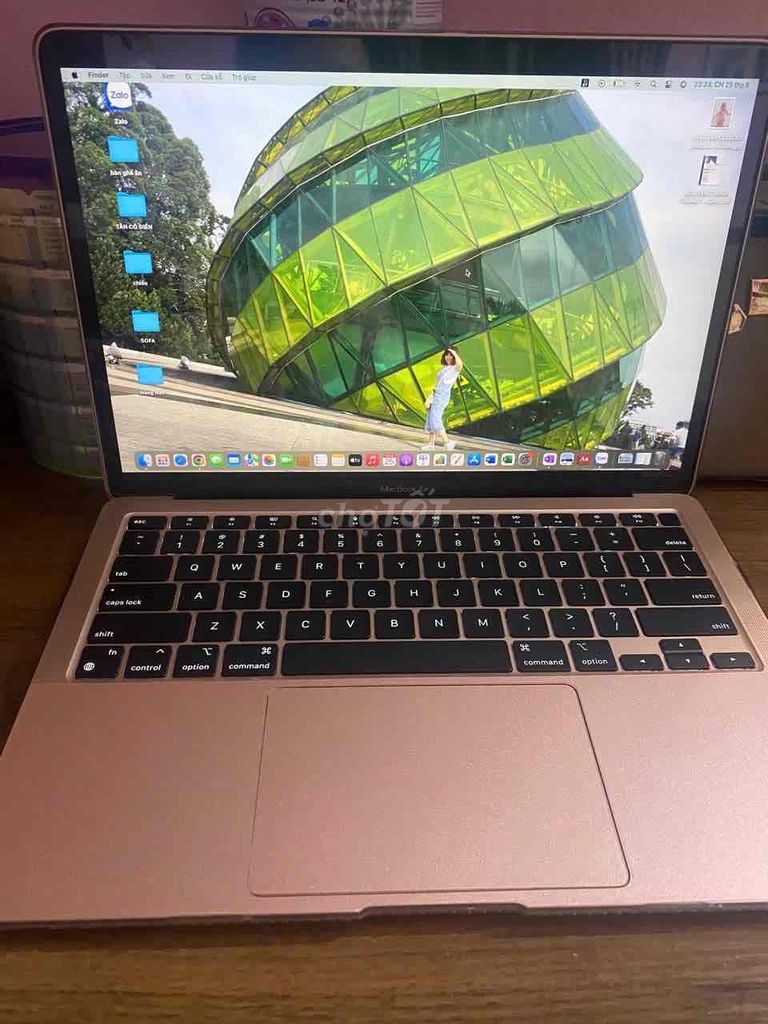 Apple MacBook Air M1 Vàng hồng Like New. Mua bán Laptop tại Huyện Đông Anh Hà Nội được đăng bởi Nguyễn Thị Minh Trang hình 1