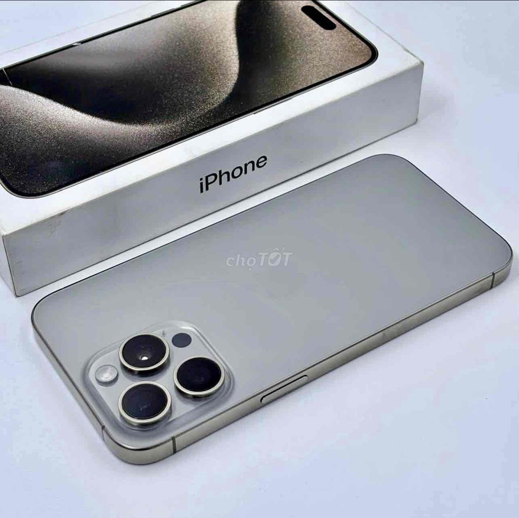 iPhone 15 Pro Max 256GB FULLBOX 99% BH APPLE 2025. Mua bán Điện thoại tại Quận 10 Tp Hồ Chí Minh được đăng bởi iStockHCM hình 1