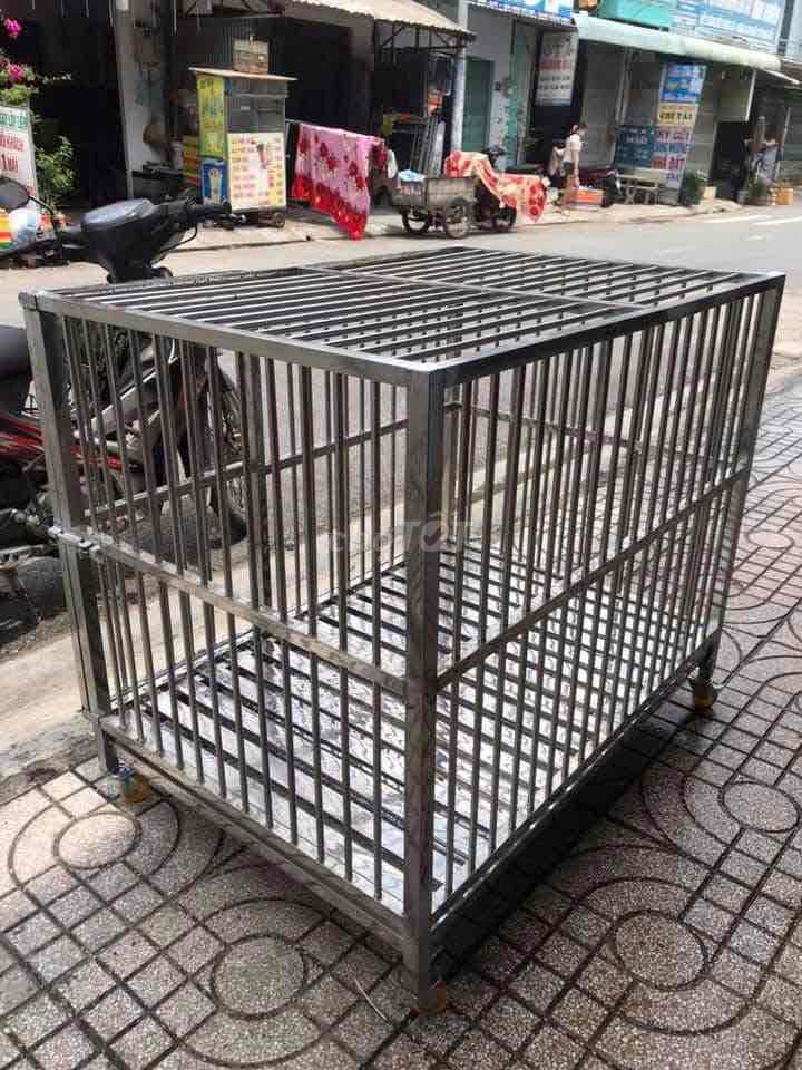 chuồng chó inox thanh lý giá rẻ. Mua bán Phụ kiện, Thức ăn, Dịch vụ tại Quận Tân Phú Tp Hồ Chí Minh được đăng bởi Chuồng chó inox Sài Gòn giá rẻ hình 1