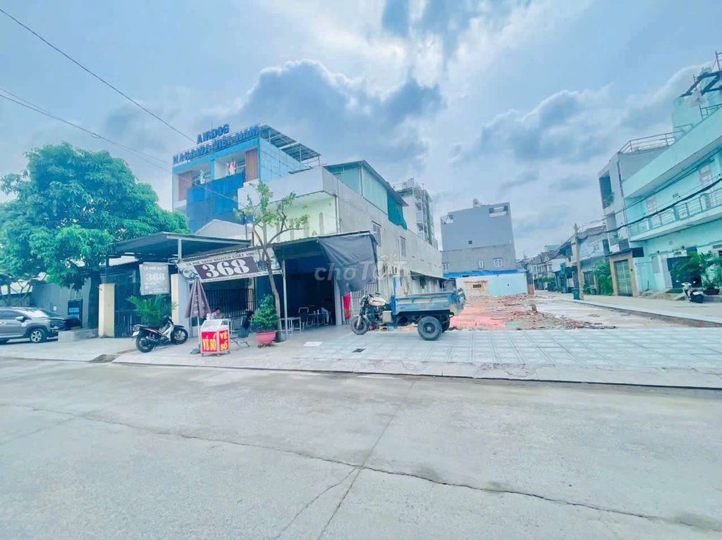 Đất góc 2 mặt tiền, tiện kdbb đa ngành, Thạnh Xuân 22, Thới An, tphcm
