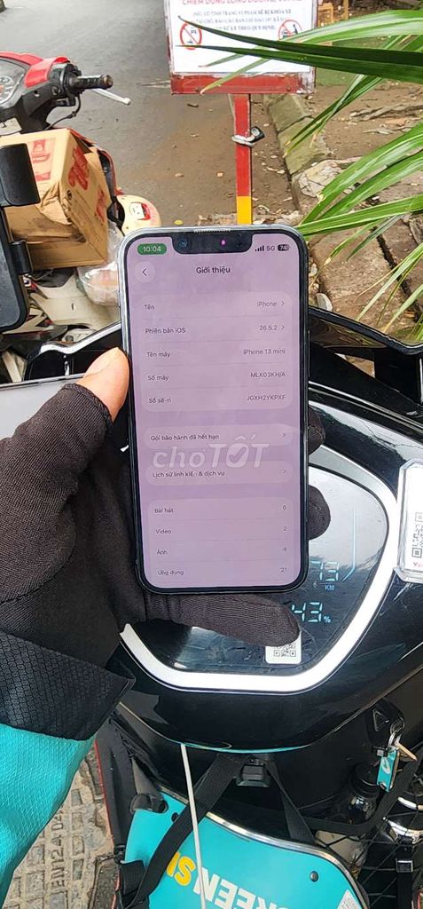 Apple iPhone 13 mini 128GB Xanh Đã thay pin, màn. Mua bán Điện thoại tại Quận Bắc Từ Liêm Hà Nội được đăng bởi Vỵ Nguyễn hình 1