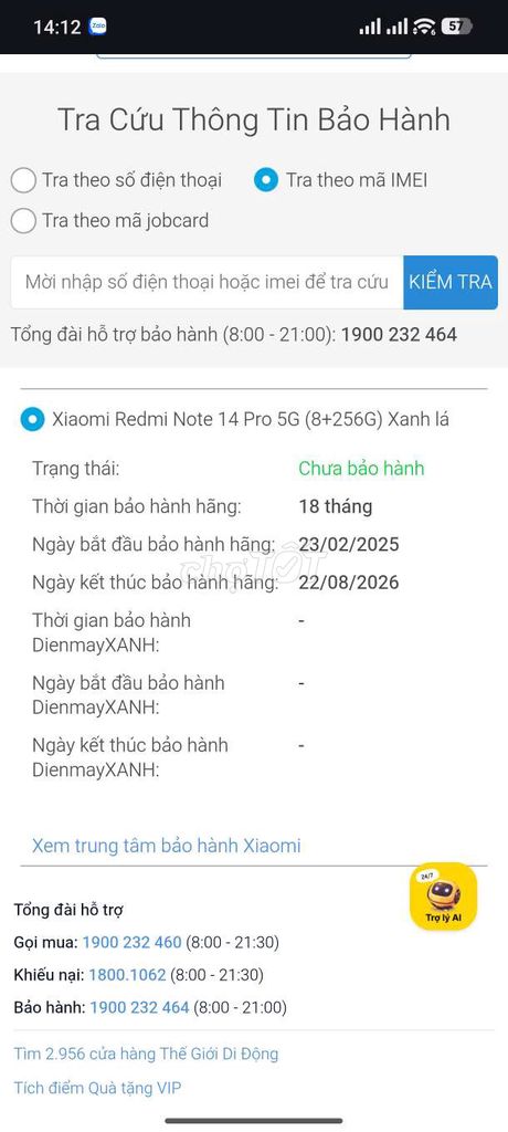 Xiaomi Note 14 Pro 5G 256GB Xanh lá. Mua bán Điện thoại tại Thị xã Phú Mỹ Bà Rịa - Vũng Tàu được đăng bởi Shark Store Phú Mỹ hình 1