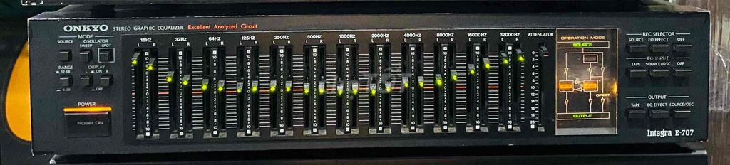 Equalizer - ONKYO - E - 707. Mua bán Tivi, Âm thanh tại Quận Bắc Từ Liêm Hà Nội được đăng bởi Nguyễn Hoàng Anh hình 1