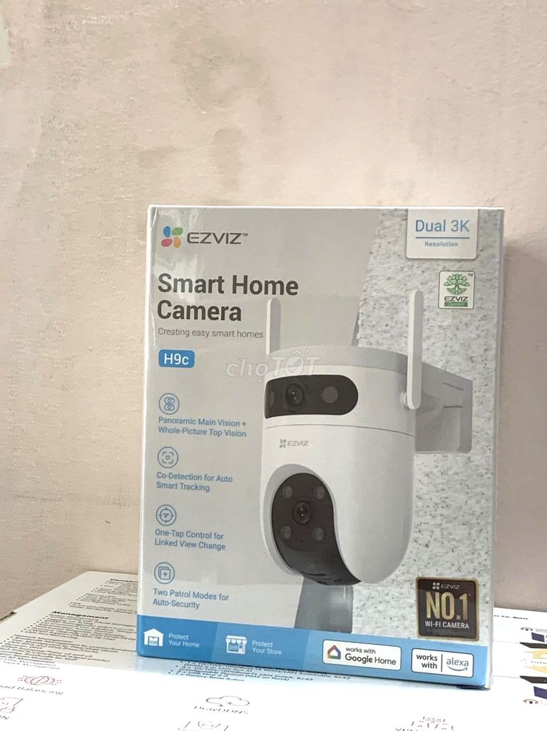 Camera Wifi Mắt Kép EZVIZ H9C 5MP Tích Hợp Mic Loa