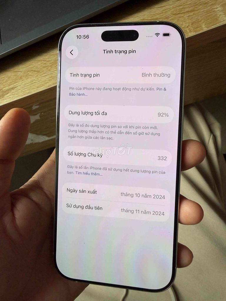 Apple iPhone 16 Pro Bạc. Mua bán Điện thoại tại Huyện Hoài Đức Hà Nội được đăng bởi Tên chưa cung cấp hình 1