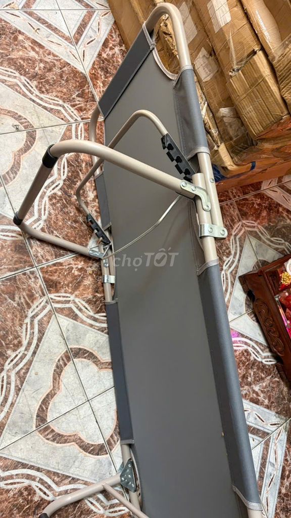 Thanh Lý Giường gấp gọn khung nhôm sắt xám. Mua bán Giường, chăn ga gối nệm tại Quận Phú Nhuận Tp Hồ Chí Minh được đăng bởi Trịnh Ngọc ly hình 1