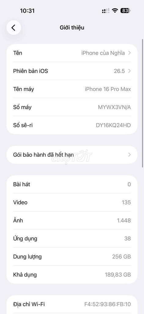 Apple iPhone 16 Pro Max 256GB Vàng 88%. Mua bán Điện thoại tại Huyện Thạch Thất Hà Nội được đăng bởi trần văn nghĩa hình 1