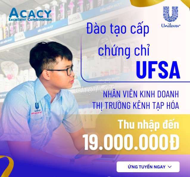 VIỆC SALE THỊ TRƯỜNG UNILEVER TƯƠNG DƯƠNG NGHỆ AN