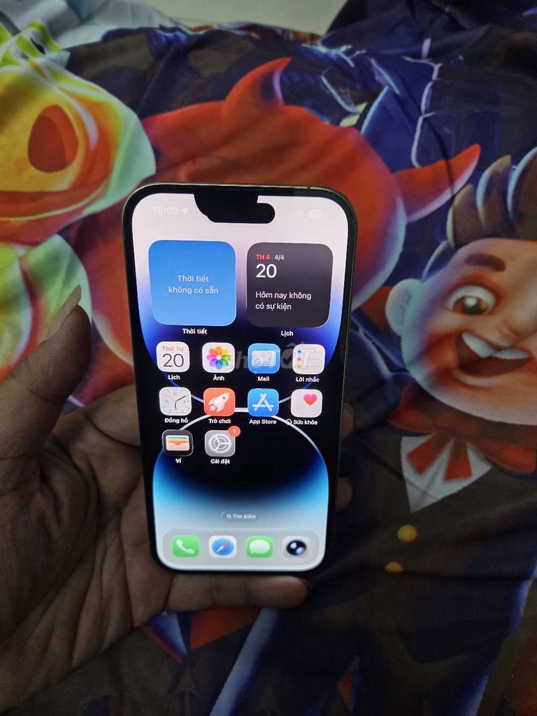 iPhone 14 Pro 128GB 120mhz truetone zin face id ok. Mua bán Điện thoại tại Thành phố Thủ Đức Tp Hồ Chí Minh được đăng bởi binphone hình 1