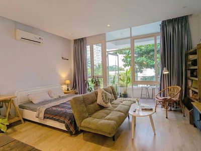 Serviced studio 40 m² · 1 bed · Đường Trần Não