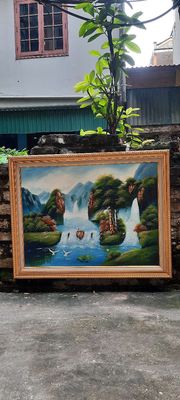 Tranh sơn dầu cũ Phong cảnh hùng vĩ. Mua bán Đồ sưu tầm, đồ cổ tại Quận Hoàng Mai Hà Nội được đăng bởi hoa mo