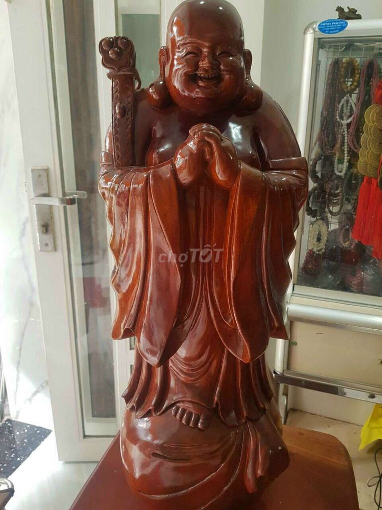 Tượng Gỗ Mỹ Nghệ Di Lặc ChúcPhúc80x30x20cm 11,500k. Mua bán Đồ sưu tầm, đồ cổ tại Quận 8 Tp Hồ Chí Minh được đăng bởi Nguyễn thị ngọc thương hình 1