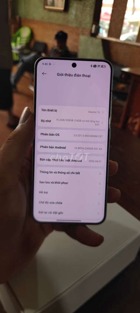 Xiaomi Mi 15 512GB Bạc Đã qua sử dụng. Mua bán Điện thoại tại Thành phố Thủ Dầu Một Bình Dương được đăng bởi LakMobile  hình 1