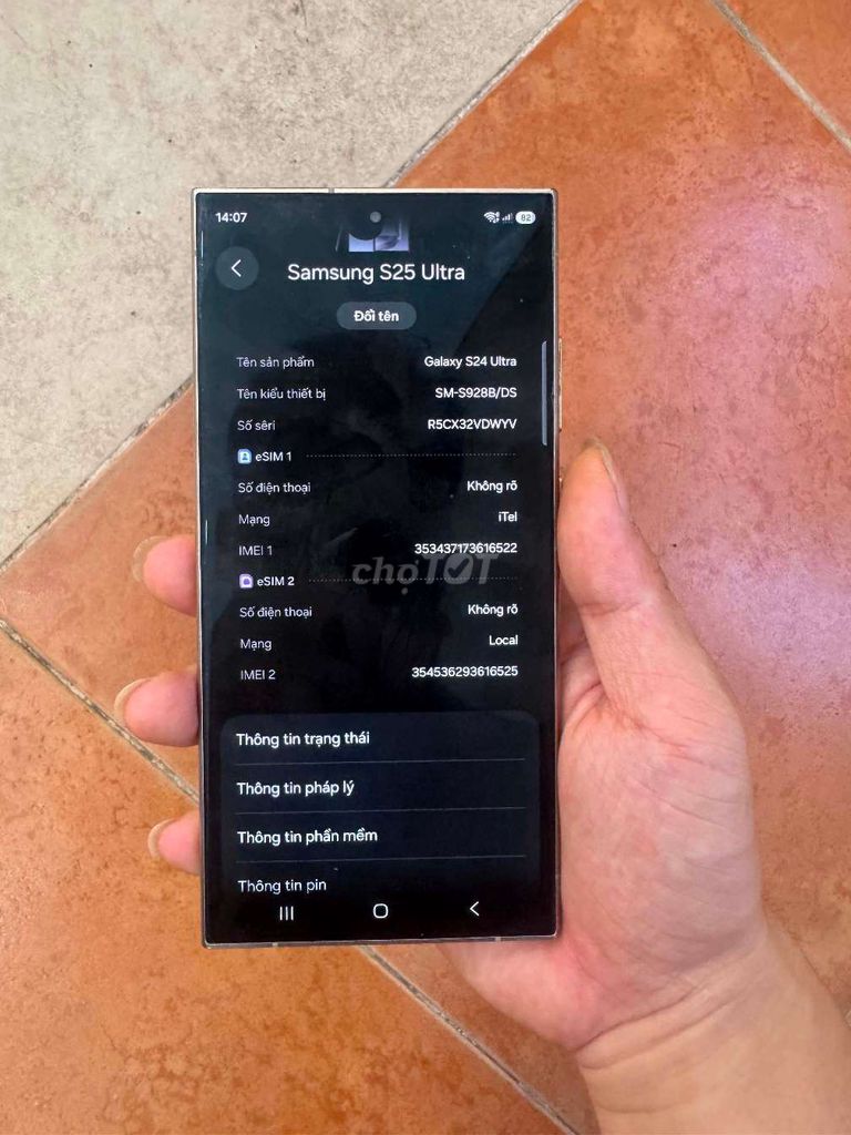 Samsung Galaxy S24 Ultra Xám công ty. Mua bán Điện thoại tại Quận Nam Từ Liêm Hà Nội được đăng bởi tien manh hình 1