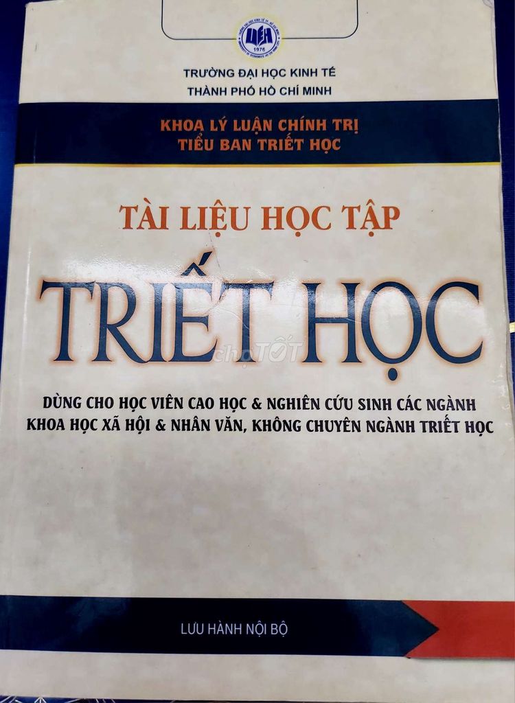 Sách Triết học cao học UEH. Mua bán Sách tại Thành phố Thuận An Bình Dương được đăng bởi TRẦN NGỌC ÁNH hình 1