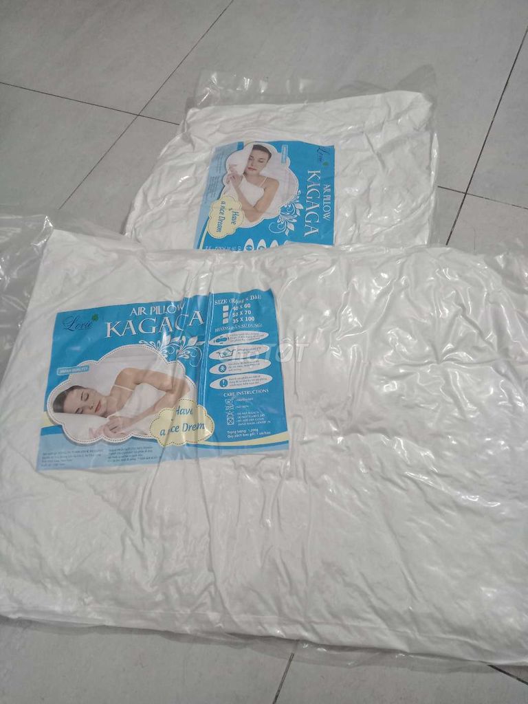 Gối hơi Kagaga 40x60cm. Mua bán Giường, chăn ga gối nệm tại Quận 12 Tp Hồ Chí Minh được đăng bởi bán đồ rẻ  hình 1