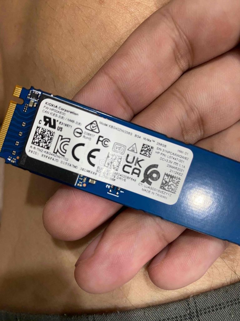 Ổ cứng SSD Nvme 256G zin máy Hp mỹ Good W10