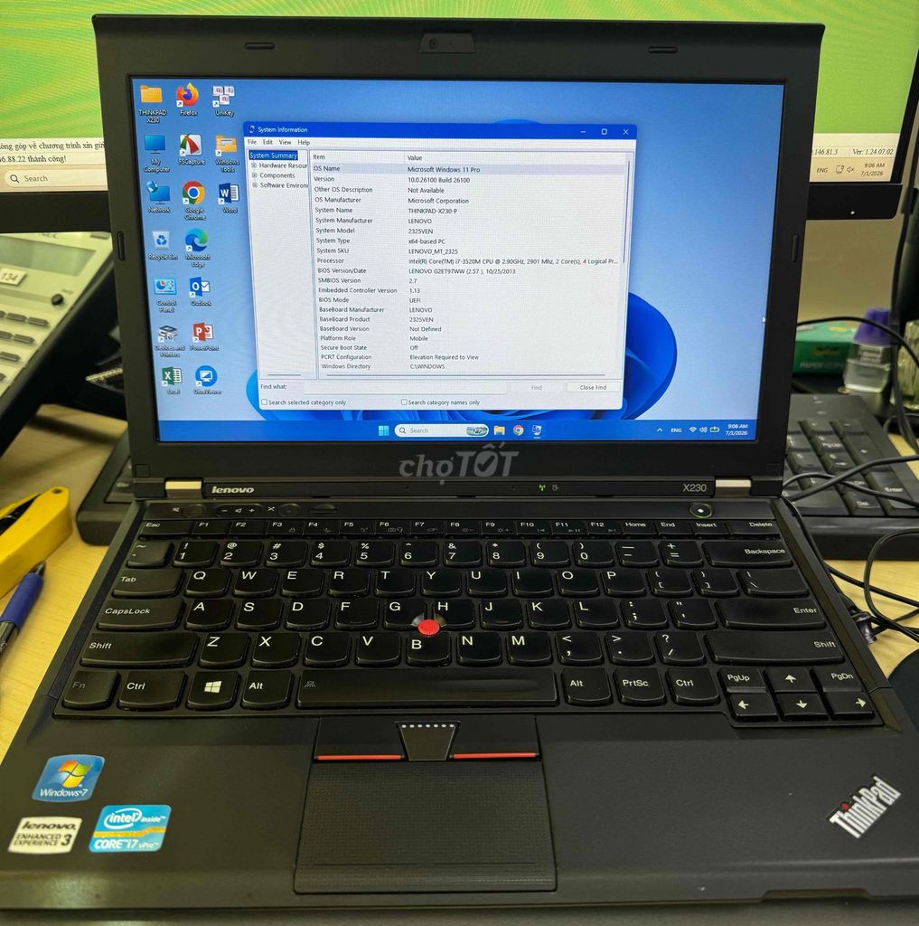 Laptop Thinkpad X230 Core i7 nồi đồng cối đá. Mua bán Laptop tại Quận Gò Vấp Tp Hồ Chí Minh được đăng bởi Hòa hình 1