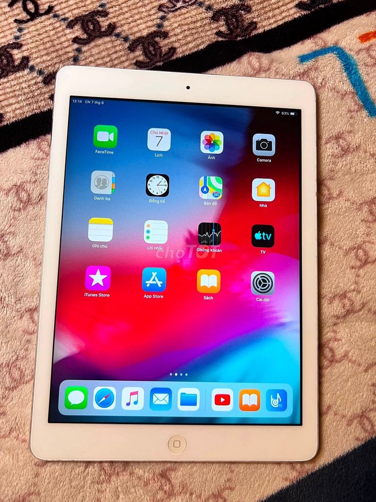 Apple iPad Air 1 4G 32GB Trắng. Mua bán Máy tính bảng tại Quận Ba Đình Hà Nội được đăng bởi Hội Đồ Điện Tử hình 1