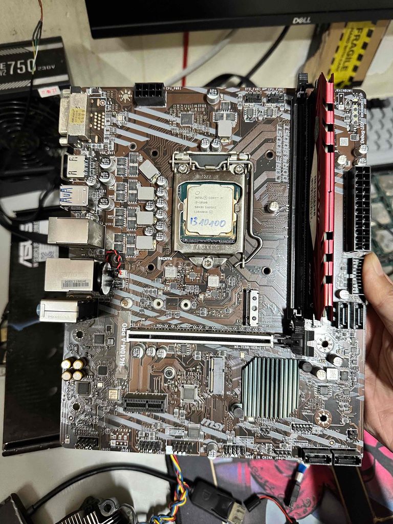Bo mạch chủ MSI H410M A PRO, i3 10100, Ram 8G.. Mua bán Linh kiện (RAM, Card...) tại Quận Gò Vấp Tp Hồ Chí Minh được đăng bởi Tình Nguyễn hình 1