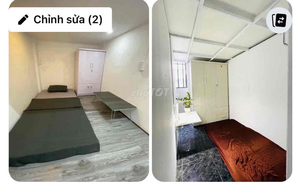 DORM Mini 1 NGƯỜI TÂN BÌNH - 1.600.000 - Ngay Công viên Hoàng Văn Thụ