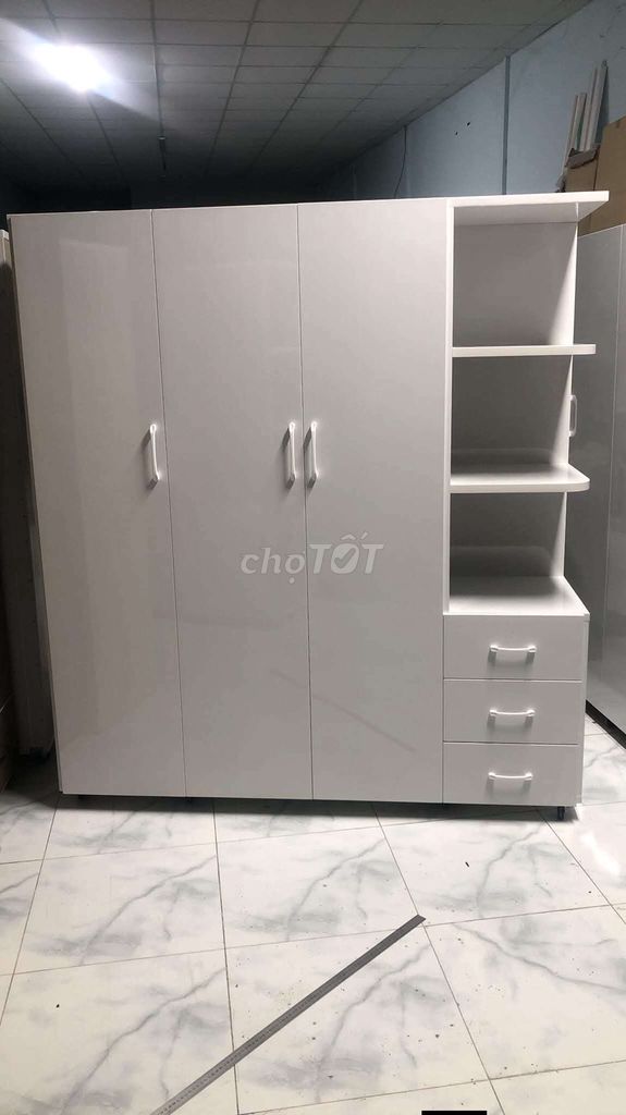 TỦ NHỰA ĐÀI LOAN 3 CÁNH 1 KỆ MÀU TRẮNG . Mua bán Tủ, kệ gia đình tại Quận 12 Tp Hồ Chí Minh được đăng bởi Phương hoa hình 1