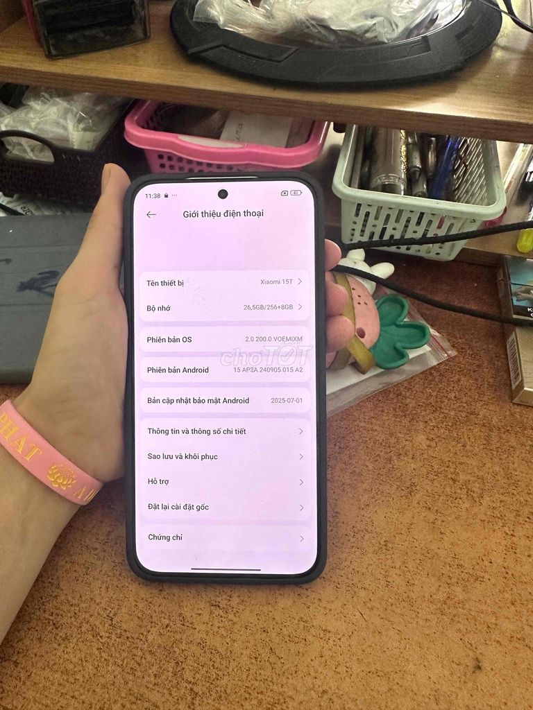 Xiaomi 15T 256GB Bạc 8GB Like New. Mua bán Điện thoại tại Thành phố Dĩ An Bình Dương được đăng bởi Nguyễn Hải hình 1