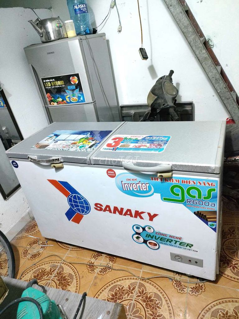 Tủ đông mát Sanaky 400 l, 1 Đông 1 mát, máy zin ạ. Mua bán Tủ lạnh tại Quận 12 Tp Hồ Chí Minh được đăng bởi Hà Trung Hiếu hình 1