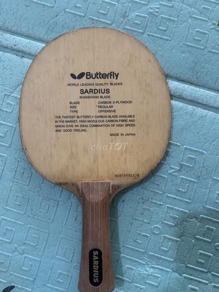 Cốt vợt bóng bàn Butterfly Sardius Carbon. Mua bán Đồ thể thao, Dã ngoại tại Huyện Đoan Hùng Phú Thọ được đăng bởi huy le hình 1