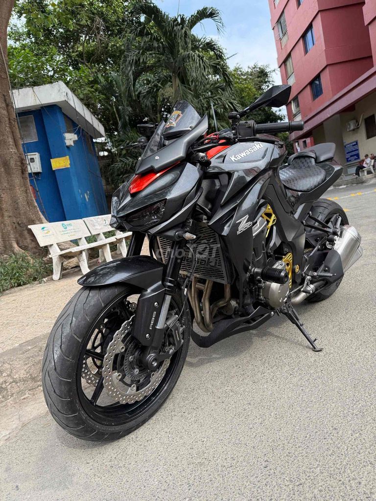 Kawasaki Z1000 ABS ( 2015 Xám Đen Cam) Xe zin 100%