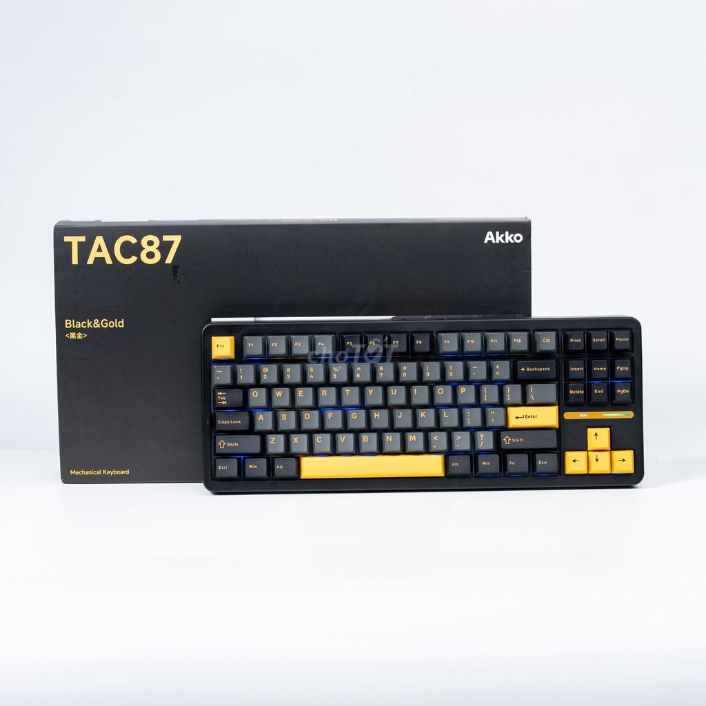 Bàn phím cơ AKKO TAC87 Black & Gold | Multi-mode . Mua bán Phụ kiện (Màn hình, Chuột...) tại Quận Phú Nhuận Tp Hồ Chí Minh được đăng bởi TYMO Việt Nam hình 1