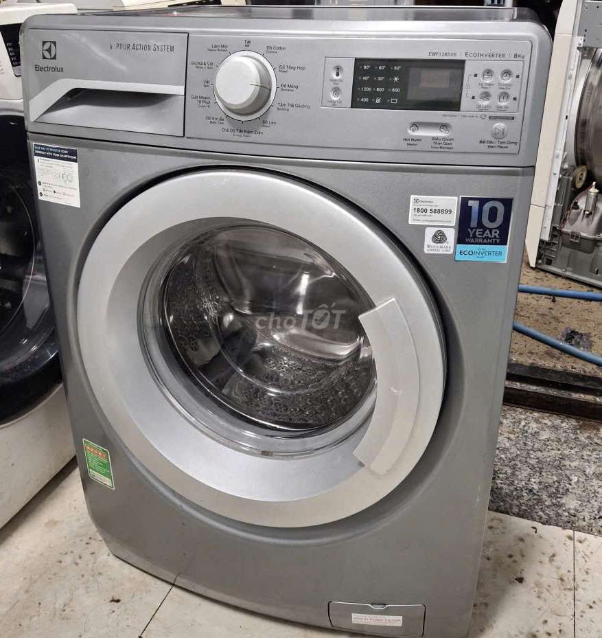 Máy giặt Electrolux 8kg inverter giặt êm vắt ráo. Mua bán Máy giặt tại Quận 4 Tp Hồ Chí Minh được đăng bởi Tủ lạnh máy giặt hình 1