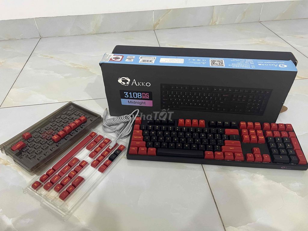Bàn phím cơ Akko 3108DS Midnight. Mua bán Phụ kiện (Màn hình, Chuột...) tại Quận Tân Phú Tp Hồ Chí Minh được đăng bởi Duy Khang hình 1
