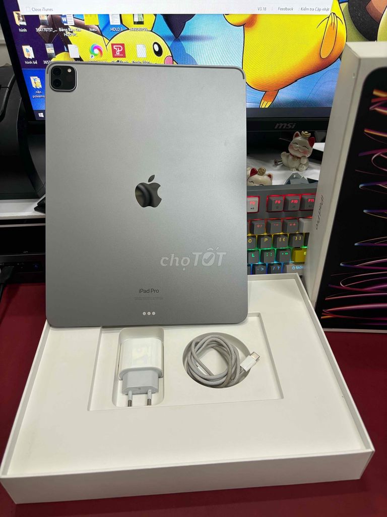 iPad Pro 12.9 inch M2 128gb WF fullbox