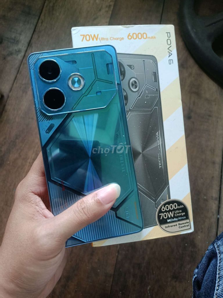 Tecno Pova 6 ram 8/256g màn amoleg full hộp. Mua bán Điện thoại tại Quận Hải Châu Đà Nẵng được đăng bởi Tú Tú  hình 1