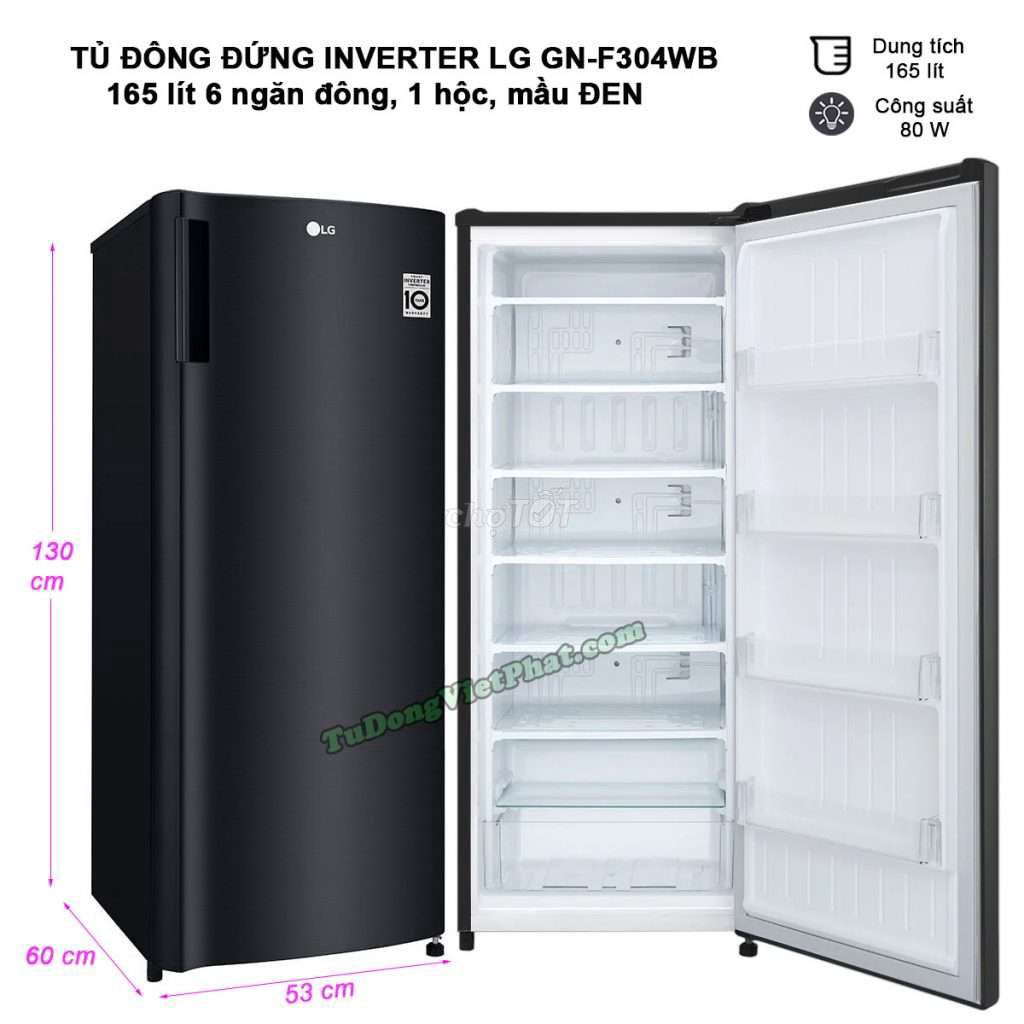 Tủ đông LG GN-F304WB 165 lít Đen. Mua bán Tủ lạnh tại Huyện Thạch Thất Hà Nội được đăng bởi Dat hình 1