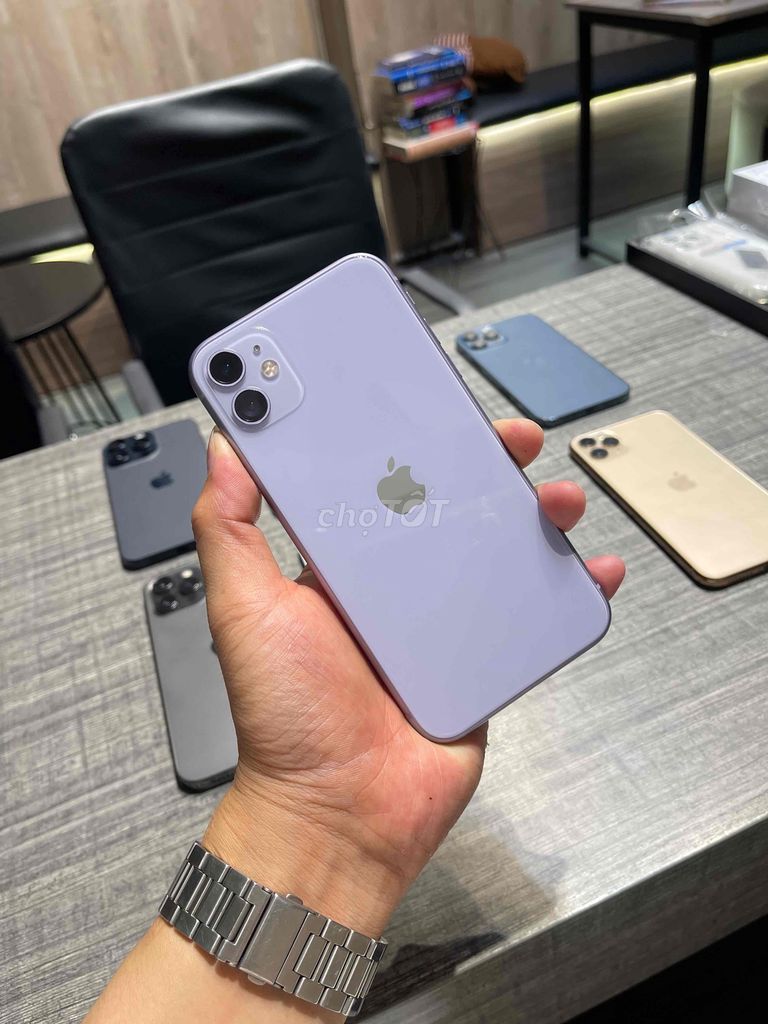 Iphone11 64GB Tím Quốc Tế Full Chức Năng