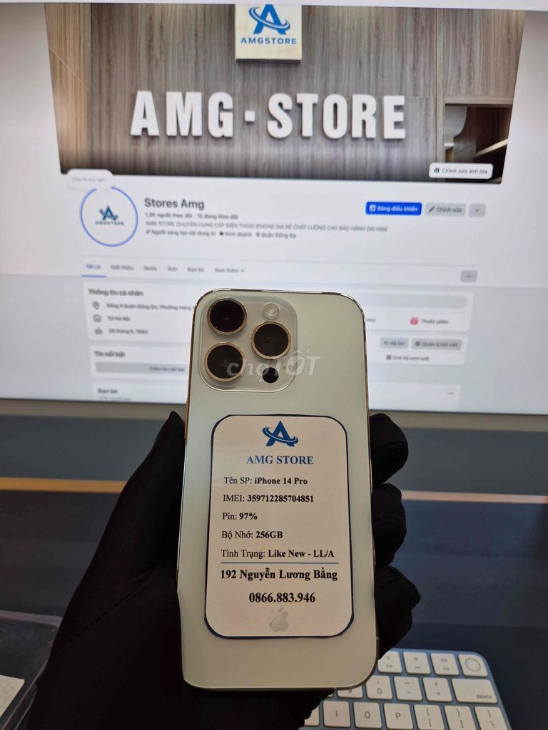 Apple iPhone 14 Pro 256GB Trắng LL/A Like New. Mua bán Điện thoại tại Quận Đống Đa Hà Nội được đăng bởi Stores Amg hình 1
