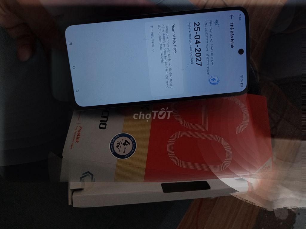 Tecno Go 2 4GB/64GB Xanh Mới 99%. Mua bán Điện thoại tại Quận Tân Bình Tp Hồ Chí Minh được đăng bởi Minh Khang hình 1