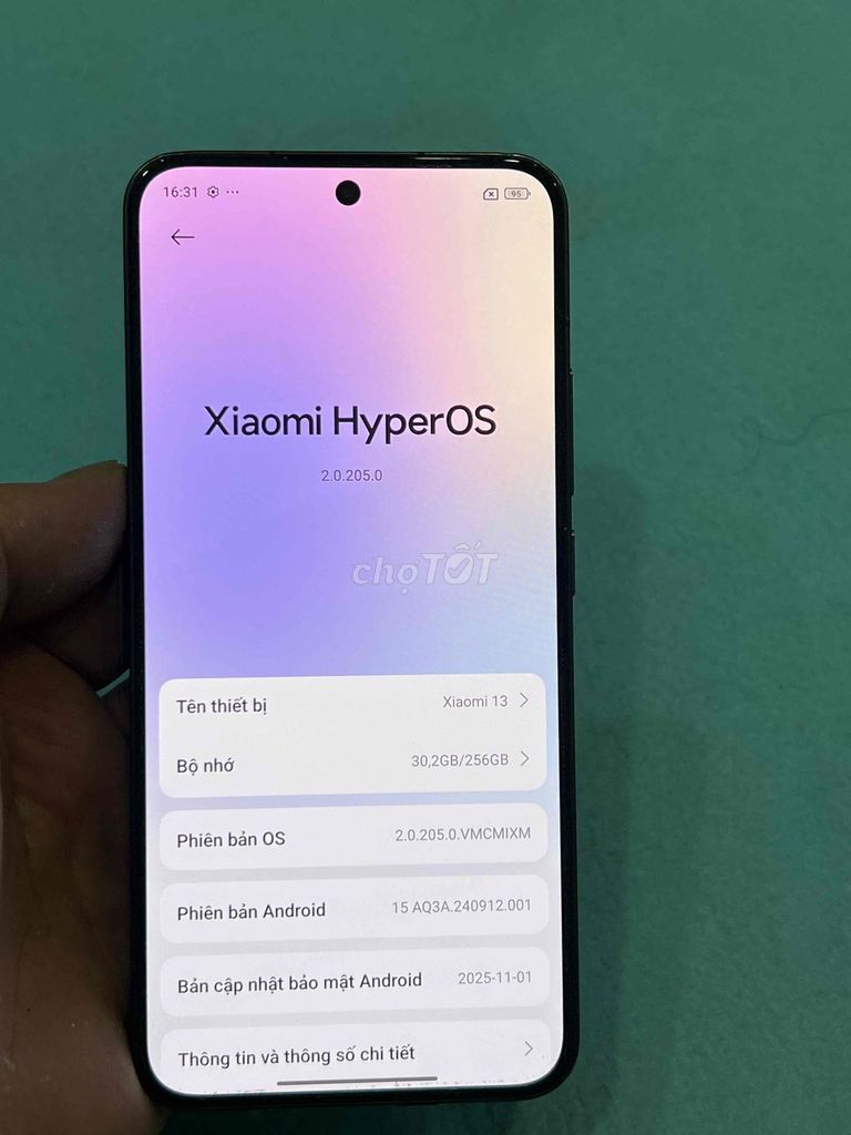 Xiaomi 13 12GB/256GB Đen. Mua bán Điện thoại tại Quận Hoàng Mai Hà Nội được đăng bởi Nguyennoi hình 1