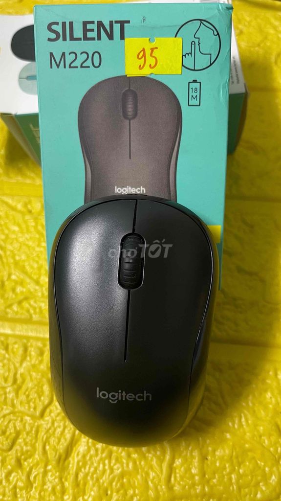 Chuột nhỏ gọn logitech SILENT M220 mới không dây