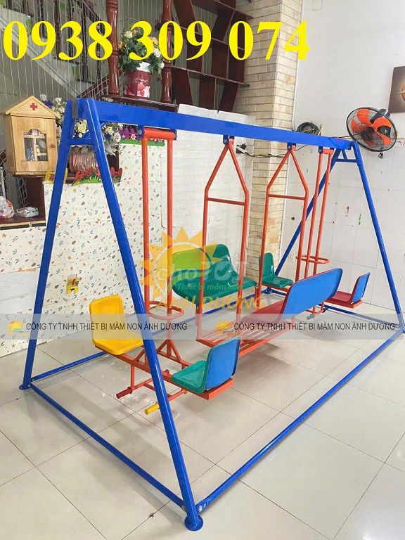 Xích đu trẻ em Sắt, Nhựa composite. Mua bán Mẹ và bé tại Huyện Đồng Phú Bình Phước được đăng bởi Thu Hường hình 1