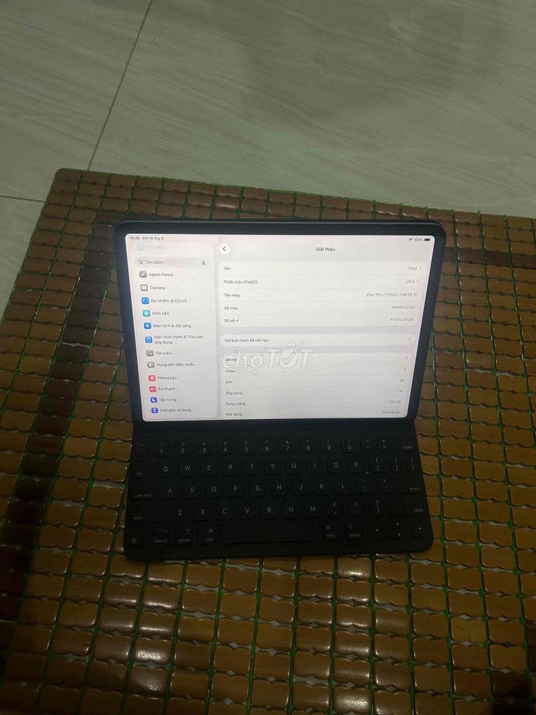 Apple iPad Pro M1 11 inch Xám 128GB kèm PK. Mua bán Máy tính bảng tại Quận Liên Chiểu Đà Nẵng được đăng bởi duy tân hình 1