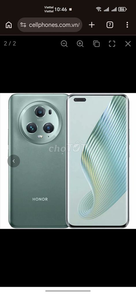 Honor Magic 5 Pro 512GB Xanh lá. Mua bán Điện thoại tại Huyện Kim Bảng Hà Nam được đăng bởi Hiếu hình 1
