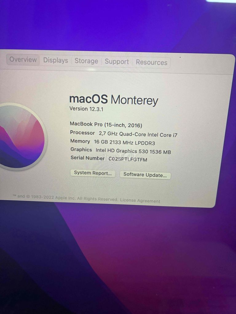 macbook pro 2016 bản 15in i7. Mua bán Laptop tại Thành phố Biên Hòa Đồng Nai được đăng bởi Phú PC Laptop hình 1