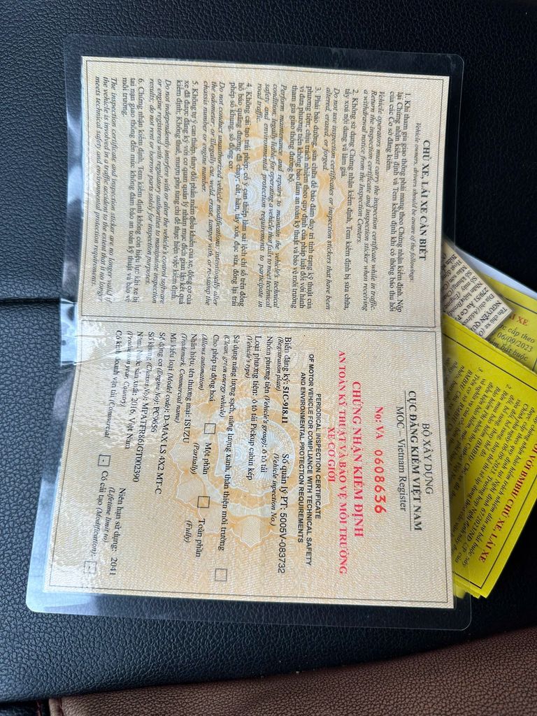 Isuzu Dmax 2016 LS 2.5 4x2 MT - 317630 km. Mua bán Ô tô tại Huyện Bình Chánh Tp Hồ Chí Minh được đăng bởi Liễu Thanh hình 14