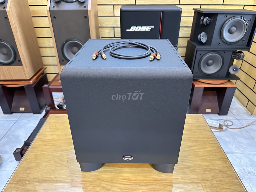 Loa siêu trầm Klipsch KSW-10 hàng bãi Mỹ. Mua bán Tivi, Âm thanh tại Quận 12 Tp Hồ Chí Minh được đăng bởi Shop Tiến Dũng audio Sài Gòn hình 1