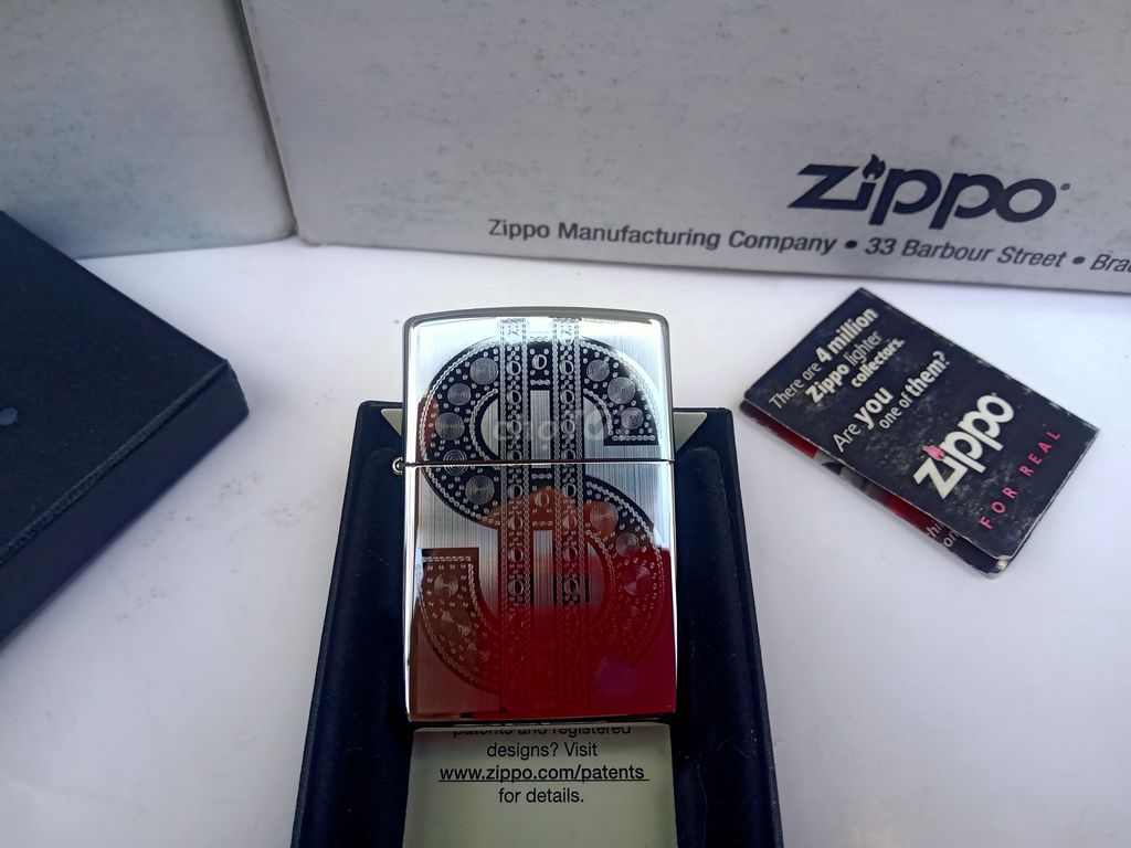 Zippo Mỹ I BIỂU TƯỢNG CỦA ĐÔ LA MỸ, Fullbox